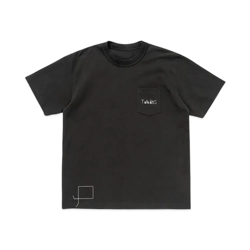 WTAPS x sacai Embroidery T-Shirt 02 / SS / Cotton "Black" 2423234D-CSM06S / 25-0930S