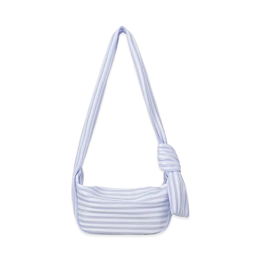ISSEY MIYAKE Linear Knit Bag-56 "NigellaBlue"