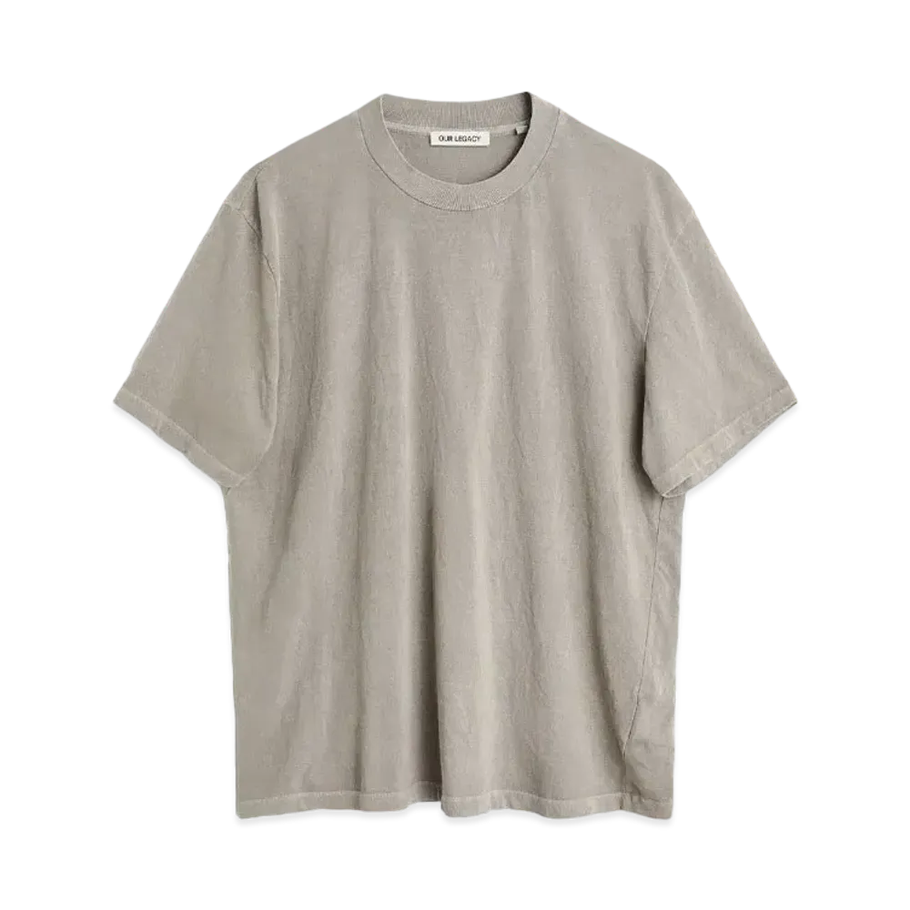 OUR LEGACY Box T-Shirt Legacy Jersey "Worn Grey"