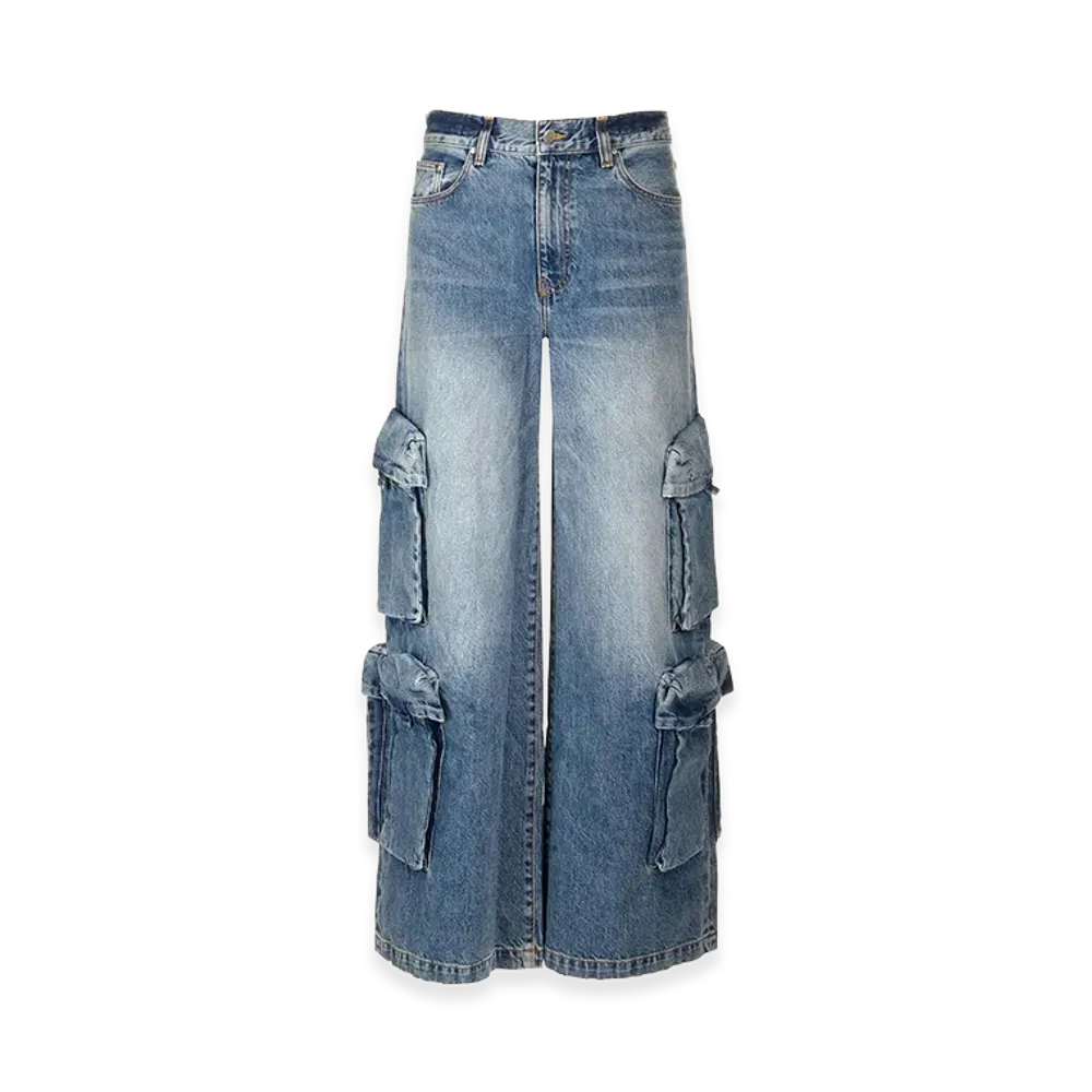 AMIRI Women's Cargo Jeans "Blue"
