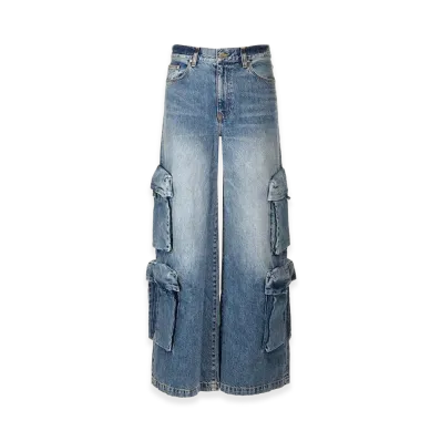 AMIRI Women's Cargo Jeans "Blue"