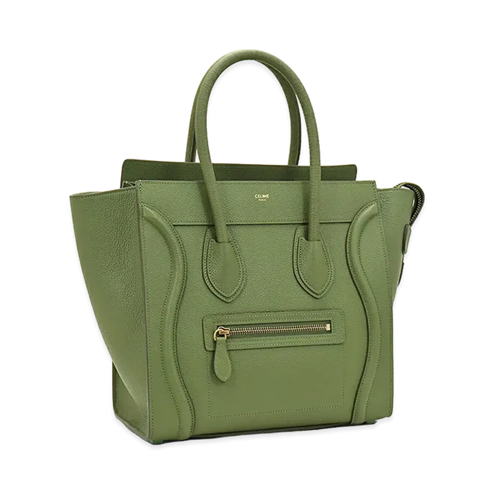CELINE Women's Handbag Luggage Micro "Light Khaki"