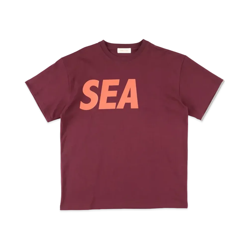 WIND AND SEA SEA S/S T-SHIRT "Crimson Red Clay"