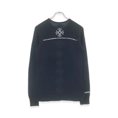 Chrome Hearts CH Plus Back Print Thermal L/S T-shirt "Black"