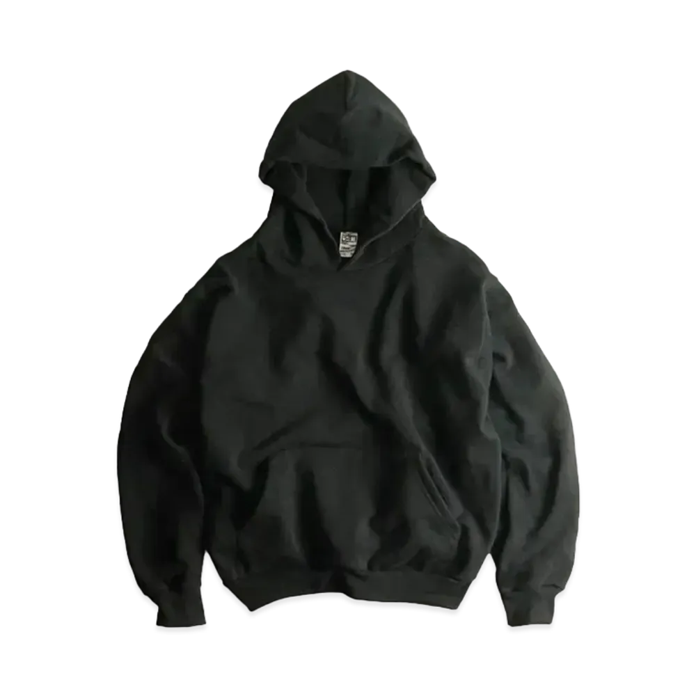 Los Angeles Apparel Hf09 14oz Heavy Fleece Pullover Hood Sweatshirt "Black"