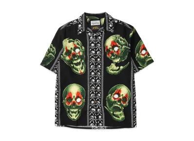 WACKO MARIA 56 TATTOO STUDIO / HAWAIIAN SHIRT #2 "Black"