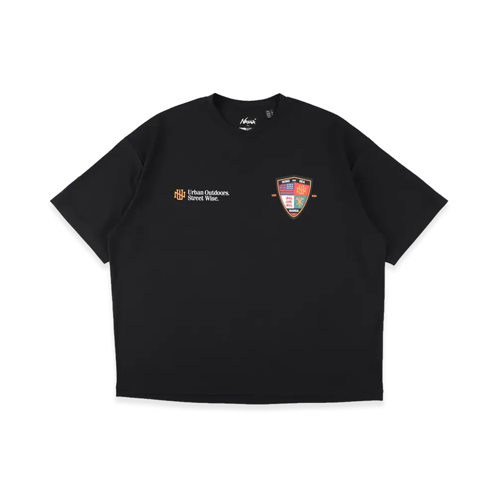 WIND AND SEA x NANGA Power Dry Emblem Tee "Black"