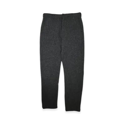 COMME des GARCONS SHIRT Wool Nylon Tweed Garment Milled Pants "Gray Mix"