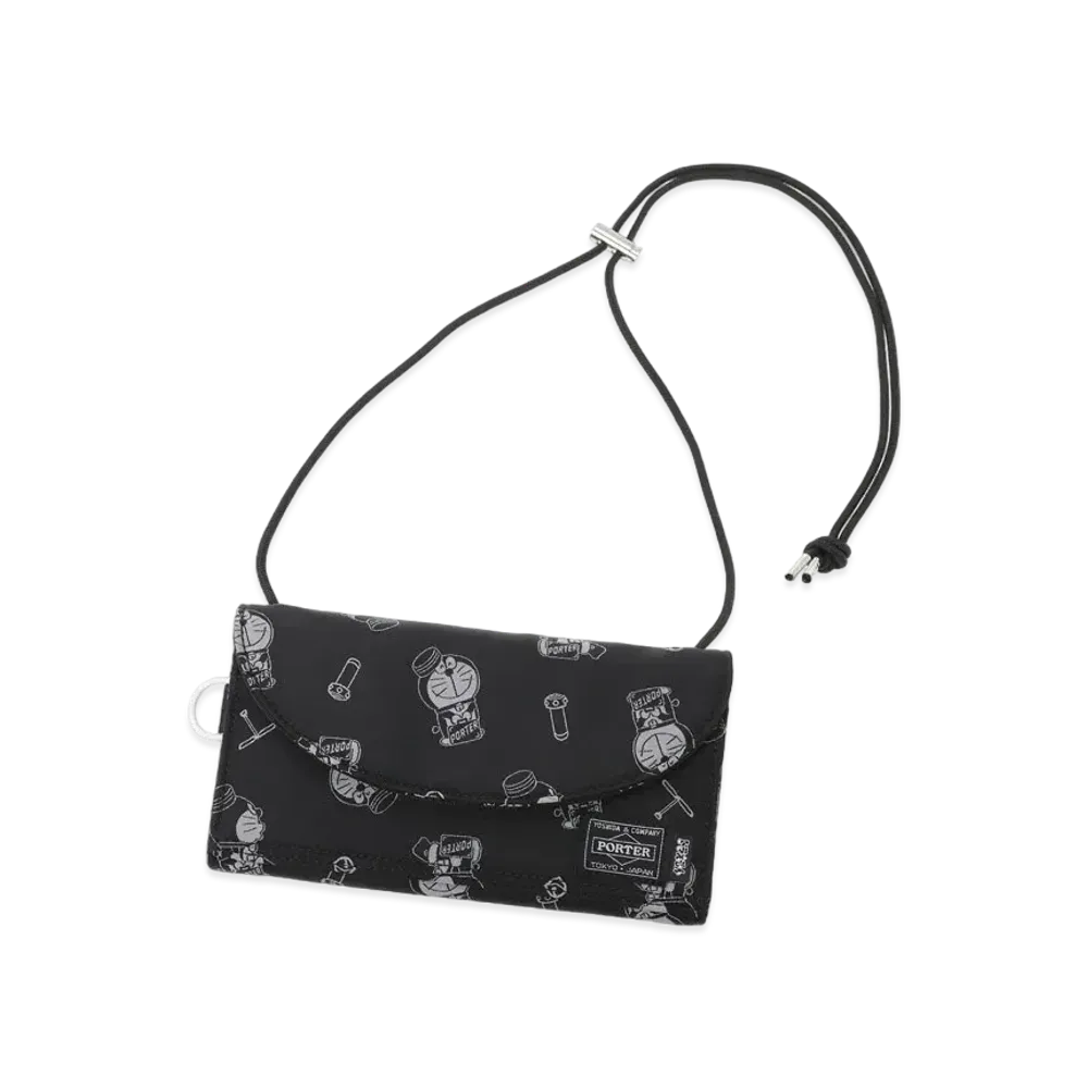 PORTER x Doraemon Long Wallet "Black"