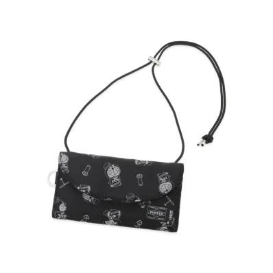 PORTER x Doraemon Long Wallet "Black"