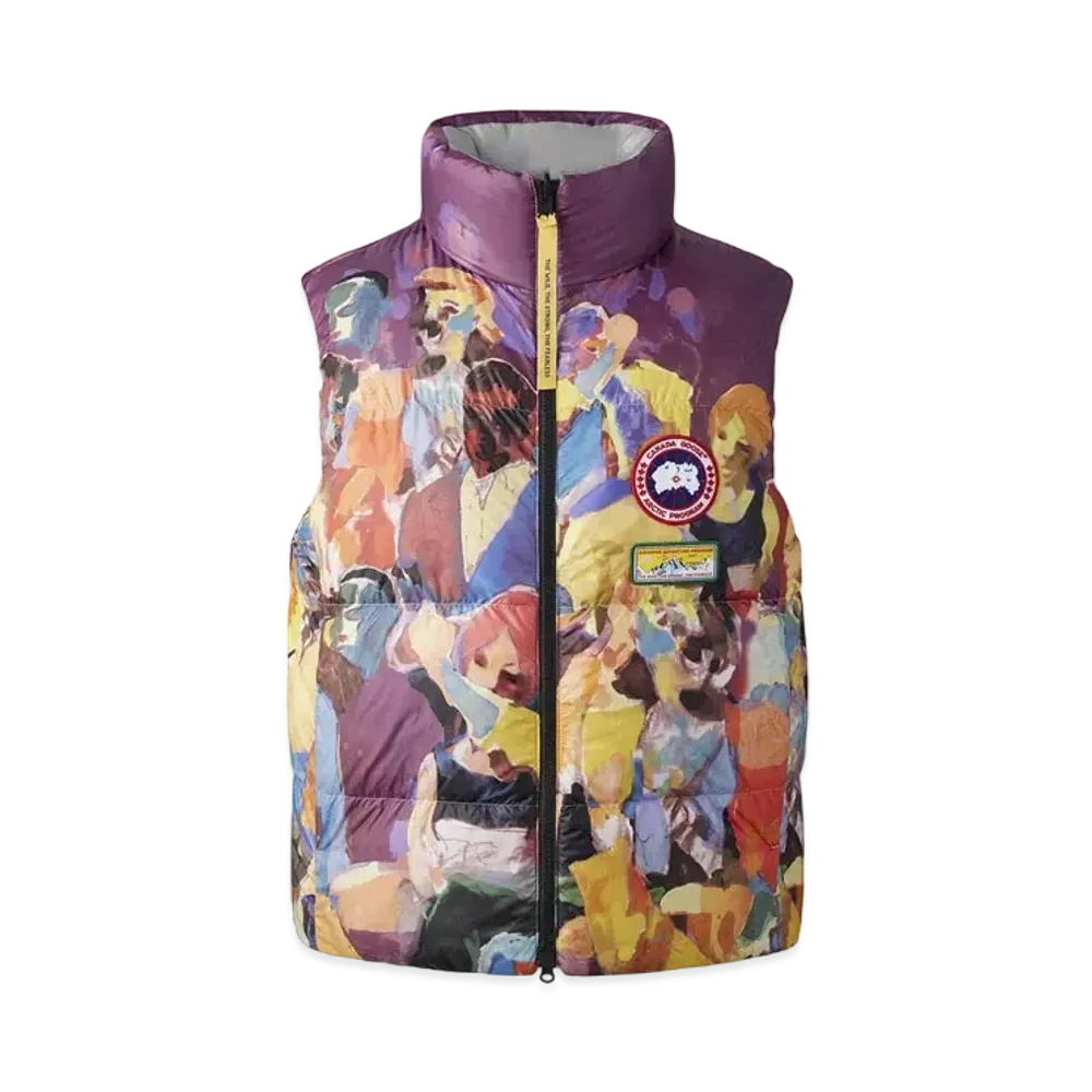CANADA GOOSE x NBA x KidSuper Reversible Puffer Vest "Landscape/Crowd Print"