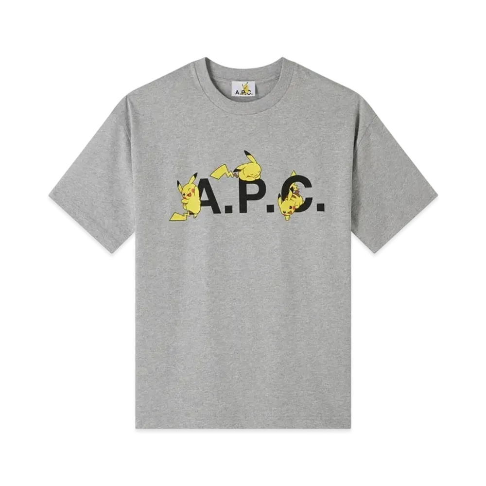 A.P.C. x Pokemon Pikachu T-Shirt H "Gray"