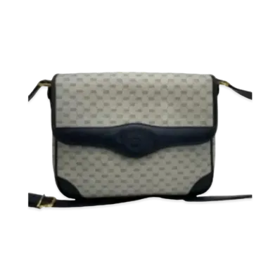 GUCCI Old Gucci Micro GG Sacoche "Navy"