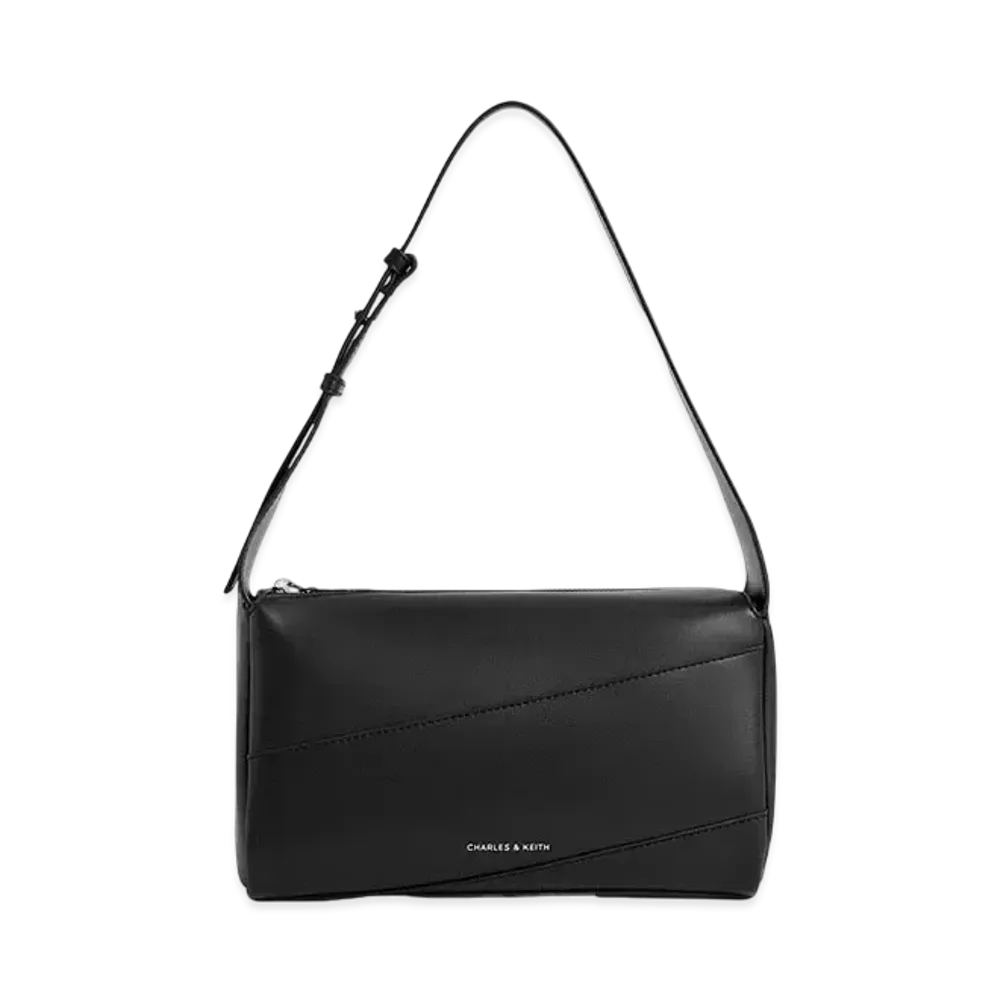 CHARLES & KEITH Torin Slouchy Shoulder Bag "Noir"