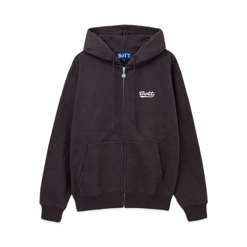 BoTT Sparkle Stitch Zip Hoodie "Brown"