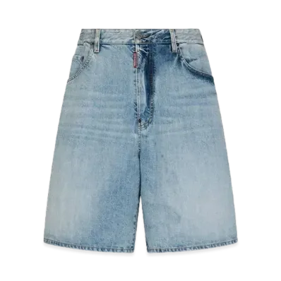 Dsquared2 Palm Beach Wash Denim Shorts "Blue"