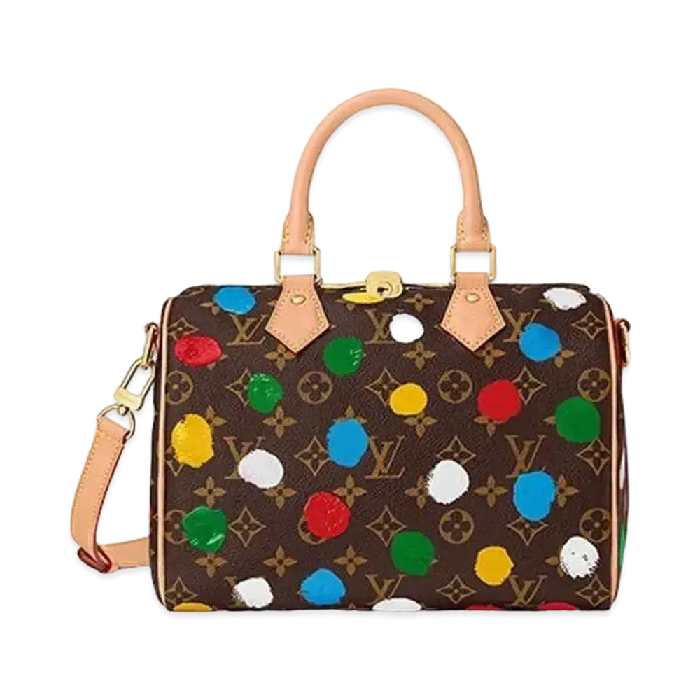 Louis Vuitton x Yayoi Kusama Speedy Bandouliere 25 Monogram Painted Dots