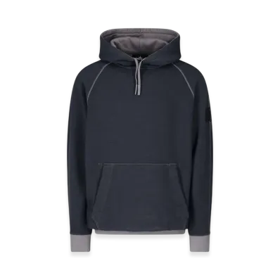 Stone Island Shadow Project 60110 Wool Cotton Fleece Hooded Sweatshirt - 21FW "Charcoal"