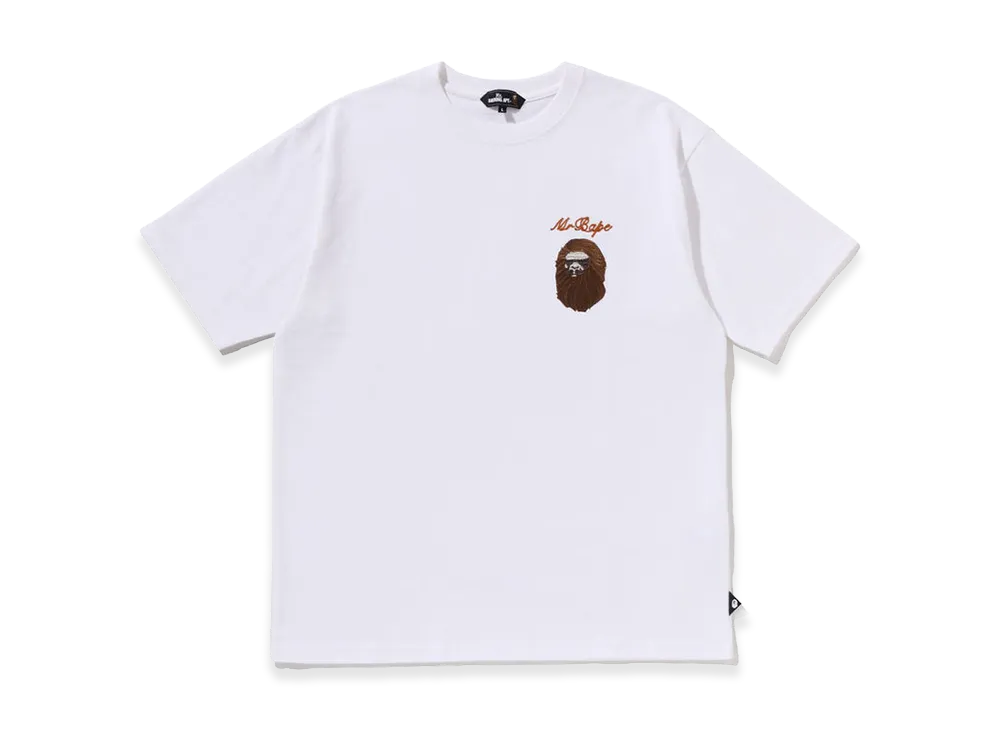 A BATHING APE Mr. BATHING APE SS Tee #1 "White"