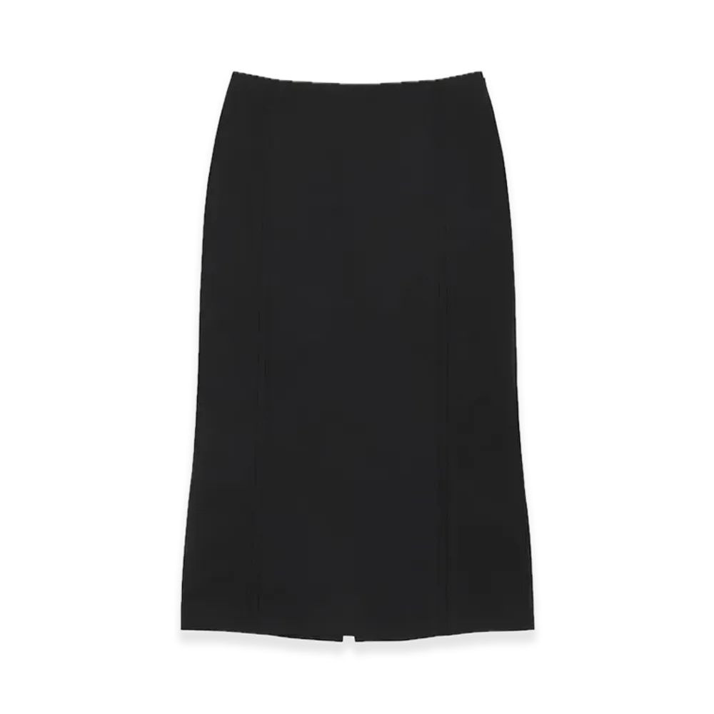 MM6 Maison Margiela Wool Midi Skirt "Black"
