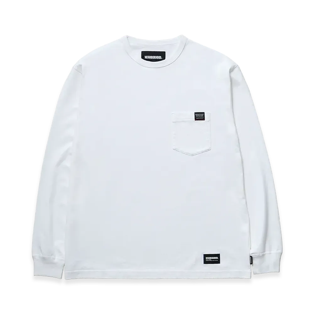 NEIGHBORHOOD Classic Crewneck LS "White"