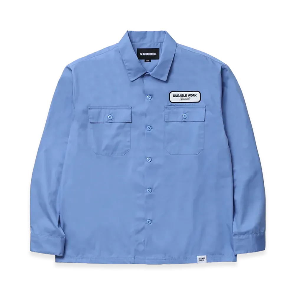 NEIGHBORHOOD Classic Work Shirt LS-1 "Blue"