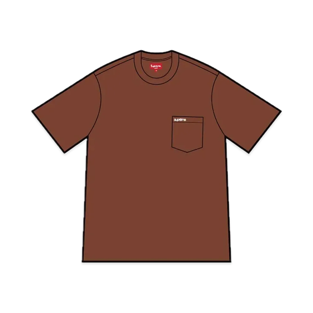 Supreme S/S Pocket Tee "Brown" (21FW)