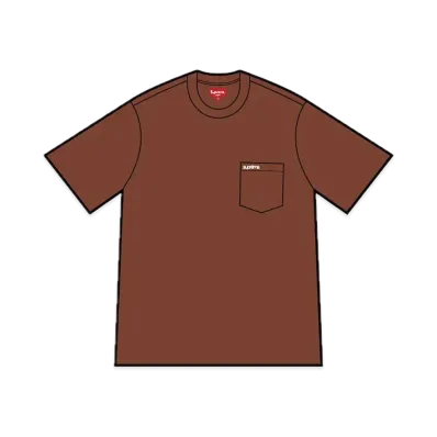 Supreme S/S Pocket Tee "Brown" (21FW)