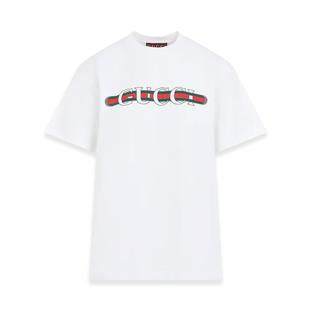 GUCCI Women's 'Gucci Web' T-Shirt "White"