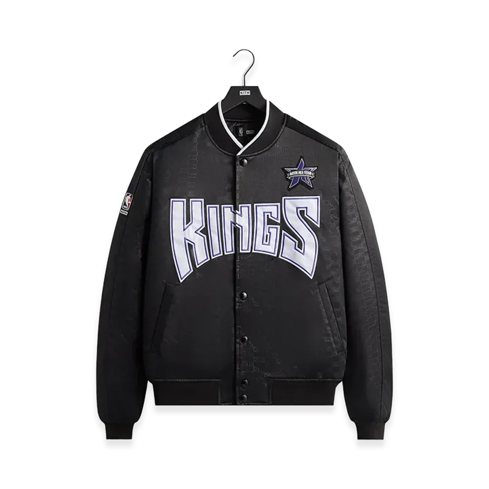 Kith x NBA All-Star Sacramento Kings Bomber Jacket "Black"