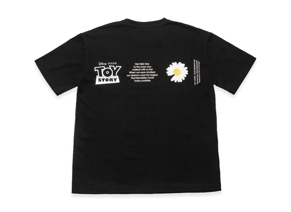 PEACEMINUSONE x Toy Story THE FIRST FAN T-Shirt 03 "Black" / G-DRAGON