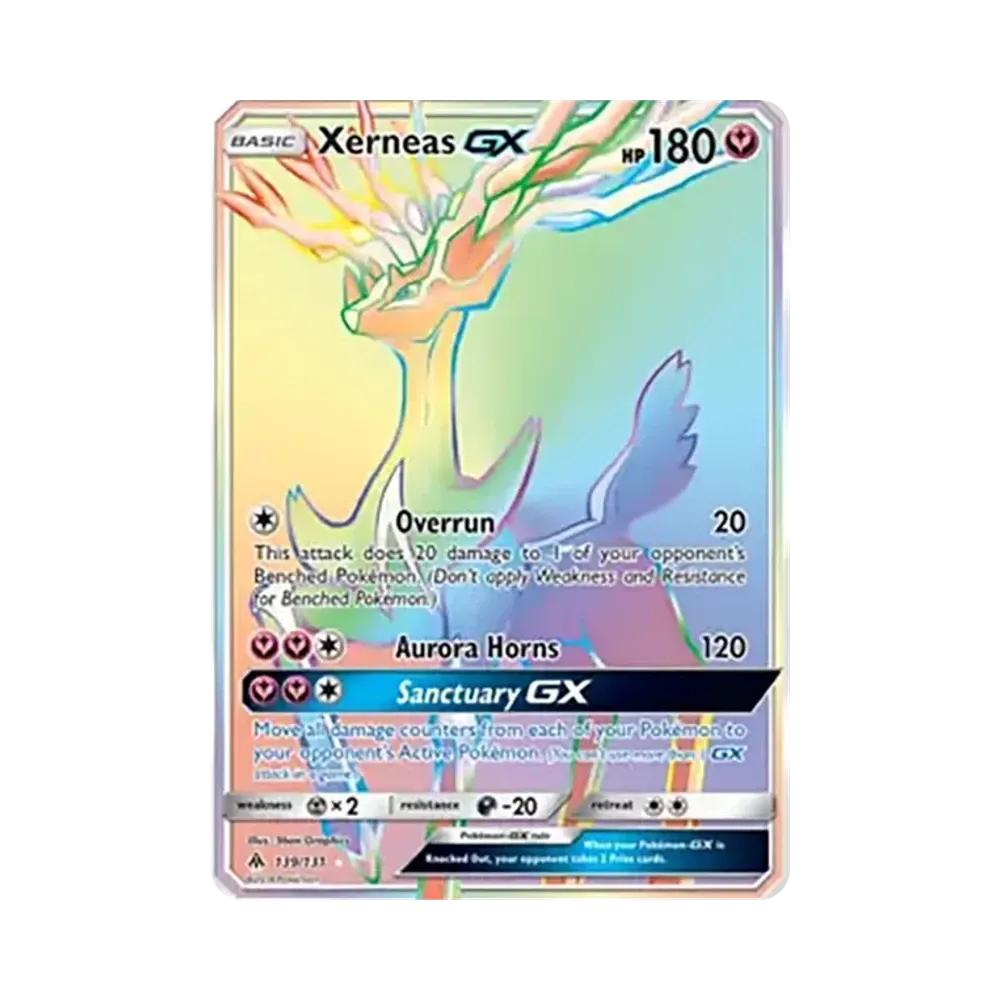 ゼルネアスGX RR [139/131]【英語版】(サン&ムーン「フォビドゥンライト」)