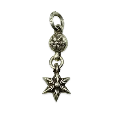 Chrome Hearts 1 Ball Star Pendant Top "Silver"