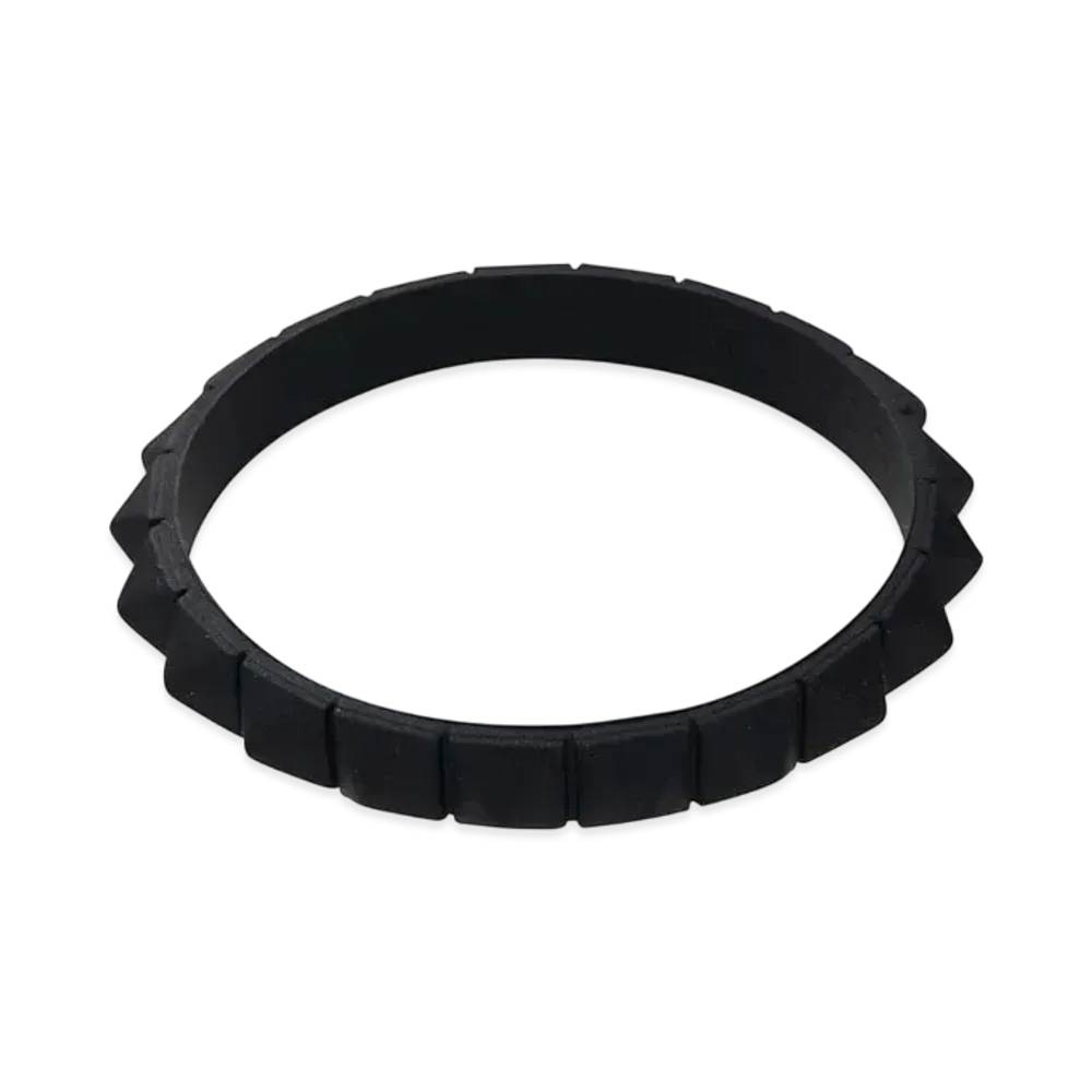 HYSTERIC GLAMOUR Silicon Stud Bangle "Black"