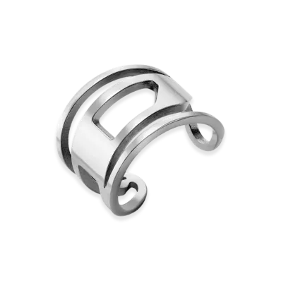 Diesel Dx1548040 Jewel Stainless Steel Band Ring "Silver"