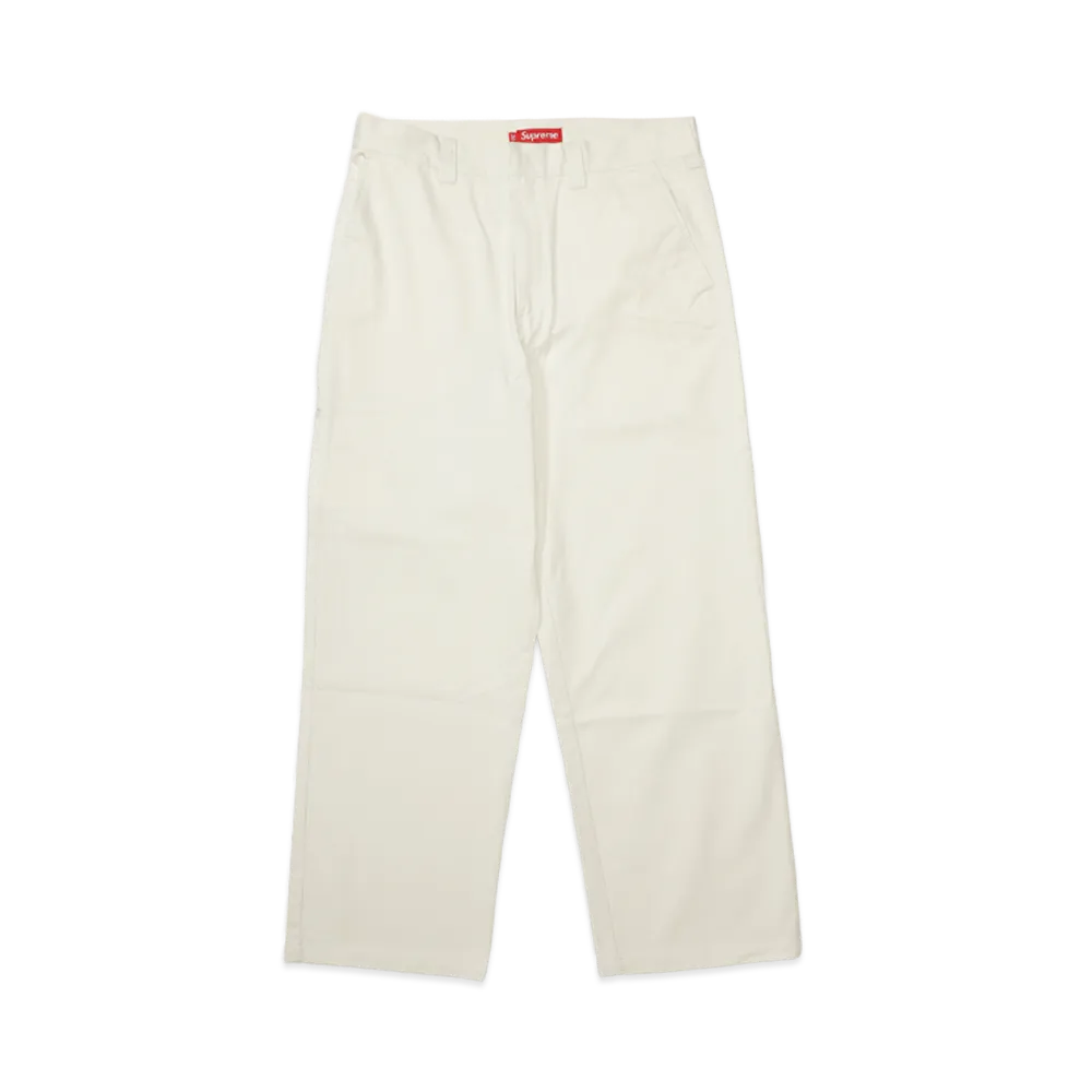 Supreme Work Pant (26FW) "White"