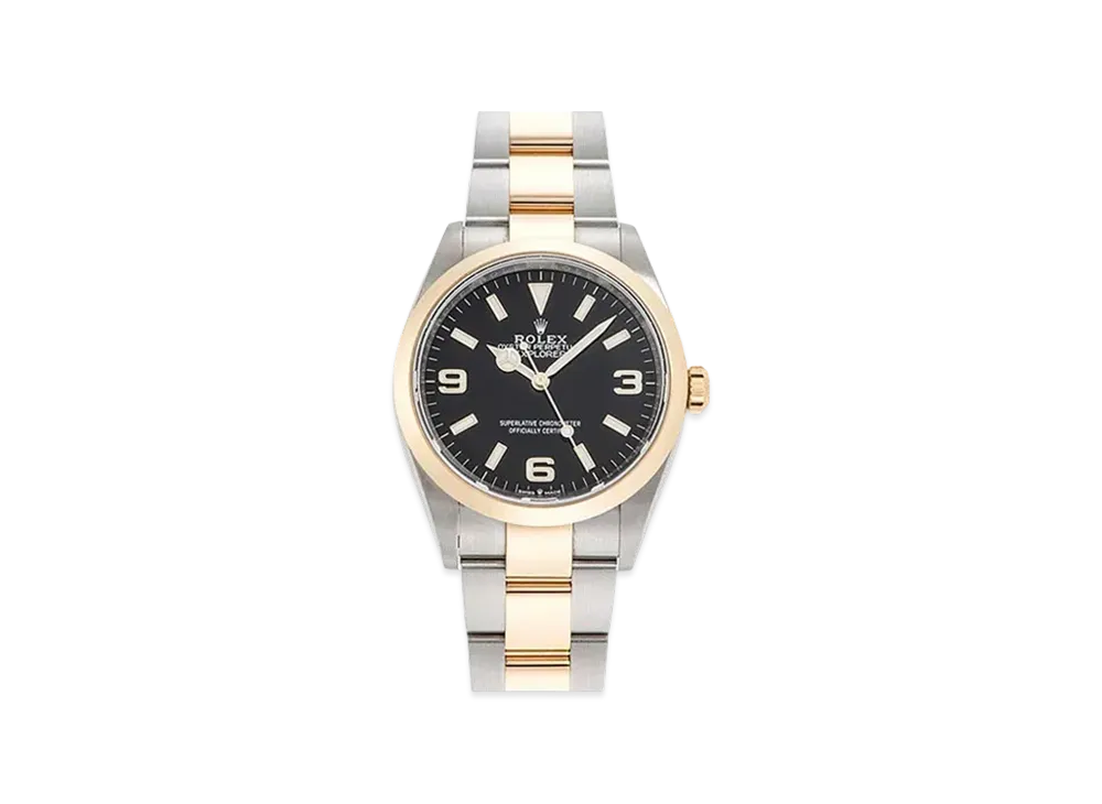 ロレックス エクスプローラー I ブラック文字盤 124273