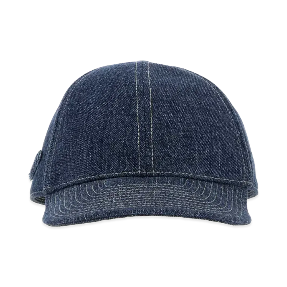 PRADA Denim Baseball Cap "Blue"