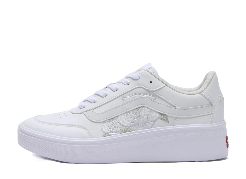 Vans Women's Issac "White/Rose" (V3942 EMB)