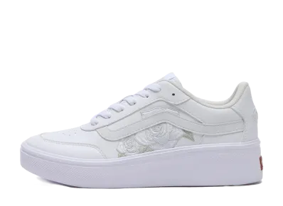 Vans Women's Issac "White/Rose" (V3942 EMB)