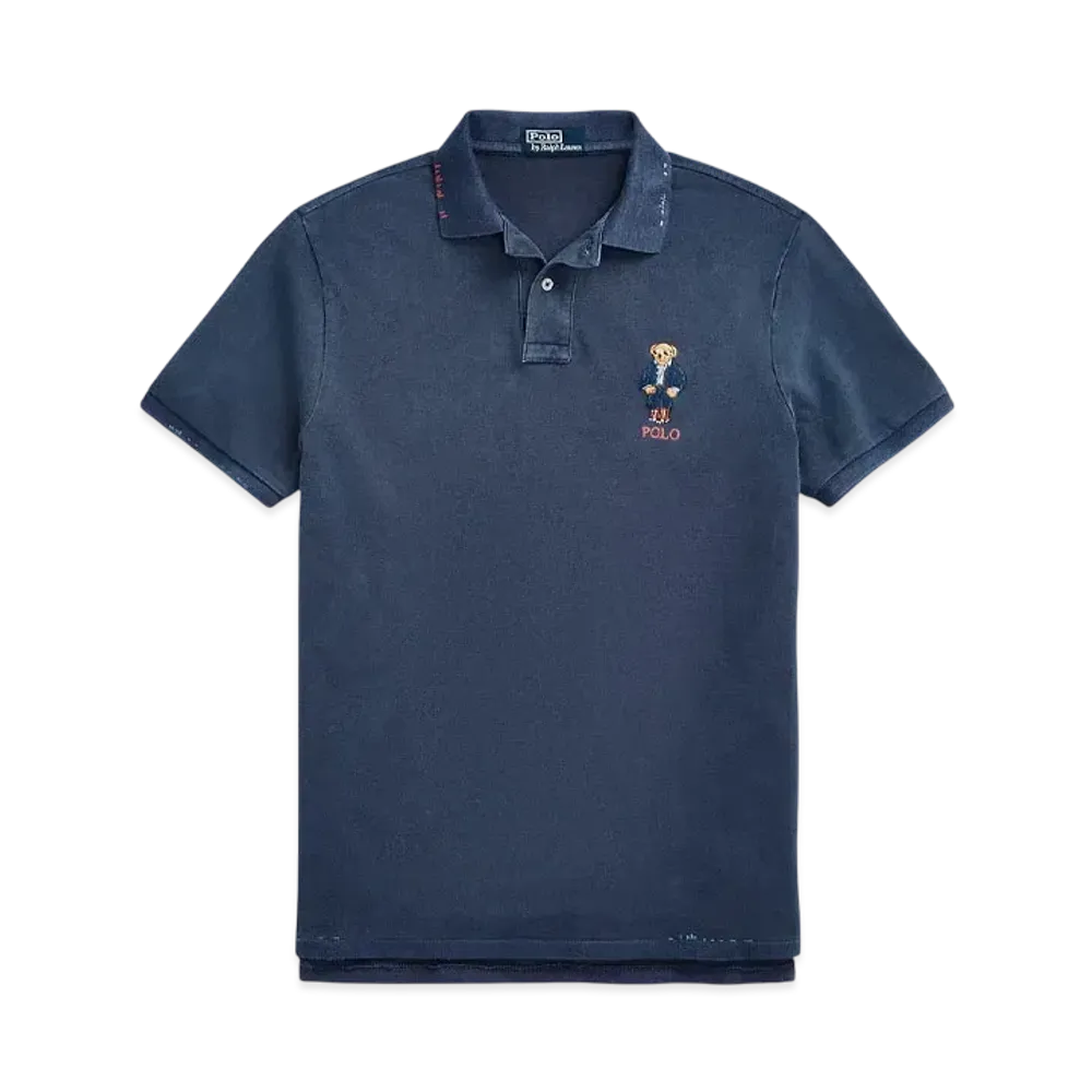 Polo Ralph Lauren Polo Bear Mesh Polo Shirt "Navy"