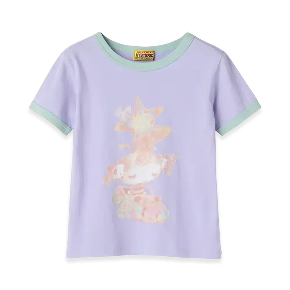 HYSTERIC GLAMOUR Baby Tee "Purple"
