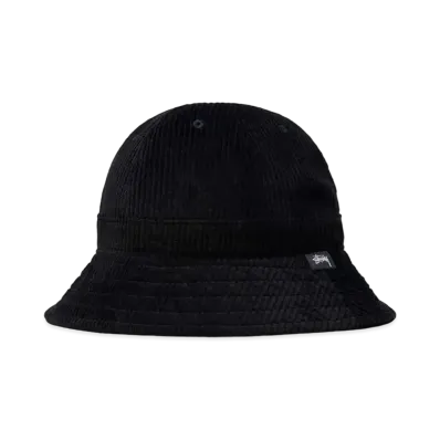 Stussy CORDUROY BELL CAP "Black"