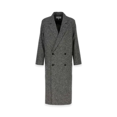 LOEWE Two-Tone Wool Blend Coat "Multicoloured"
