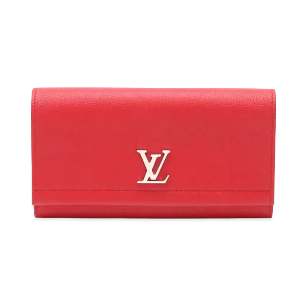Louis Vuitton Lockme2 Wallet "Ruby"