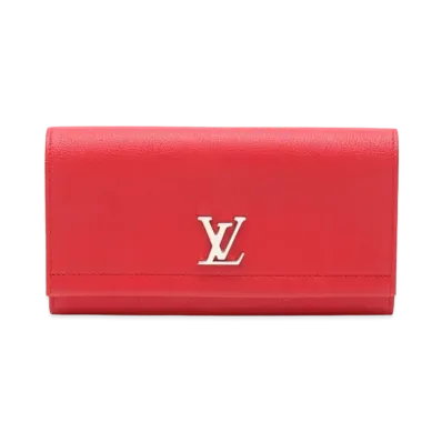 Louis Vuitton Lockme2 Wallet "Ruby"