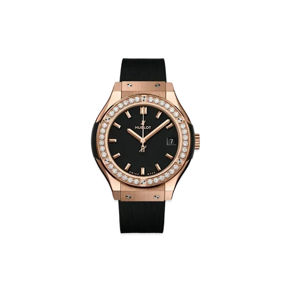 HUBLOT Classic Fusion King Gold Diamonds 33mm