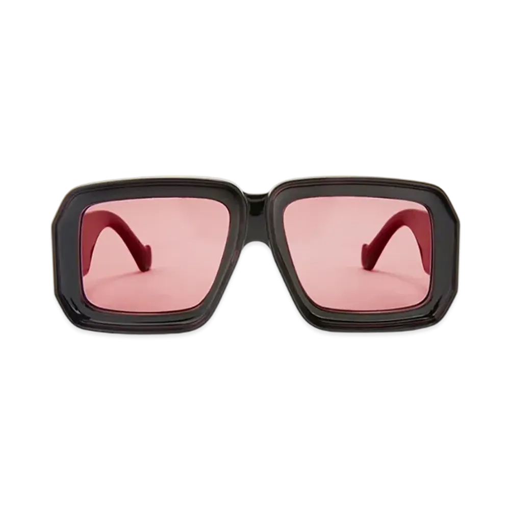 LOEWE Paula's Ibiza Mask Sunglasses "Shiny Black"