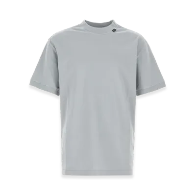 PRADA Cotton T-Shirt "Gray"
