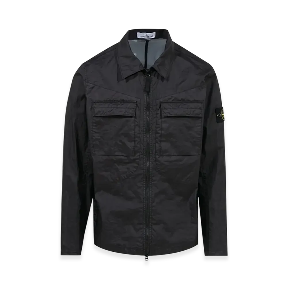 Stone Island 10323 Membrana 3L TC Overshirt - 22SS "Black"